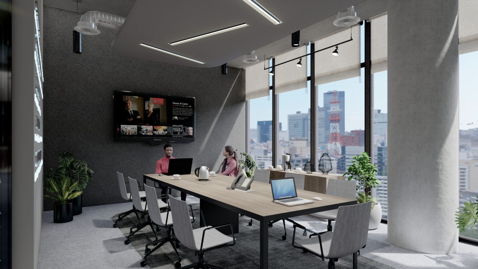 Sala de juntas técnica acondicionada por DEC