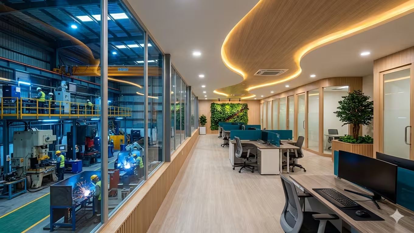 Nave industrial acondicionada por DEC en Querétaro